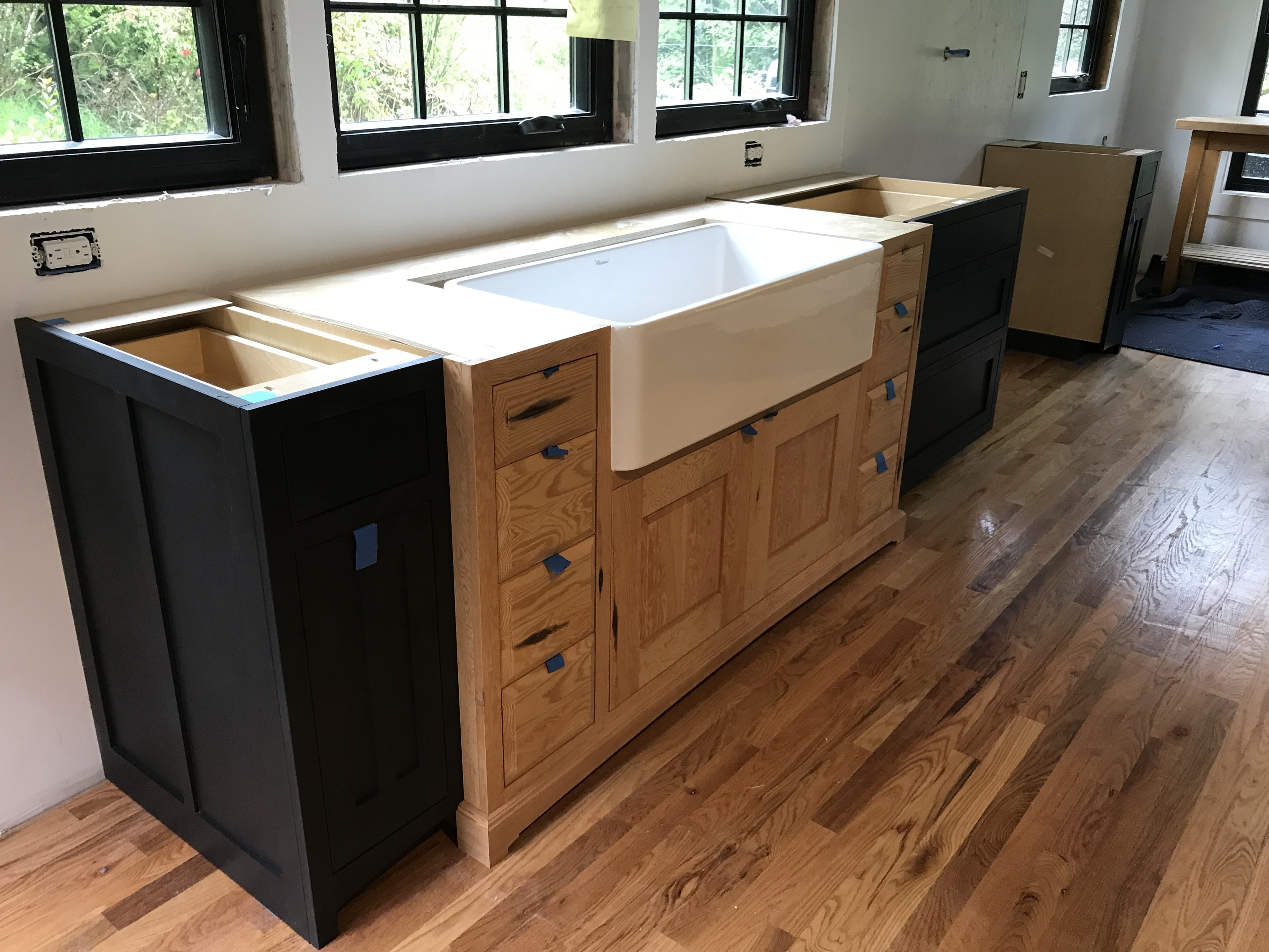 Two-tone kitchen by Heartwood Cabinets
